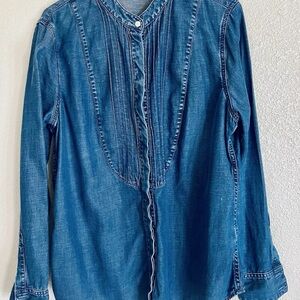 Denim Long Sleeve Shirt